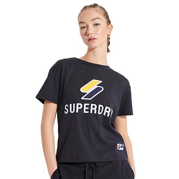 Superdry Sportstyle Classic Kurzarm T-shirt S Deep Navy günstig online kaufen