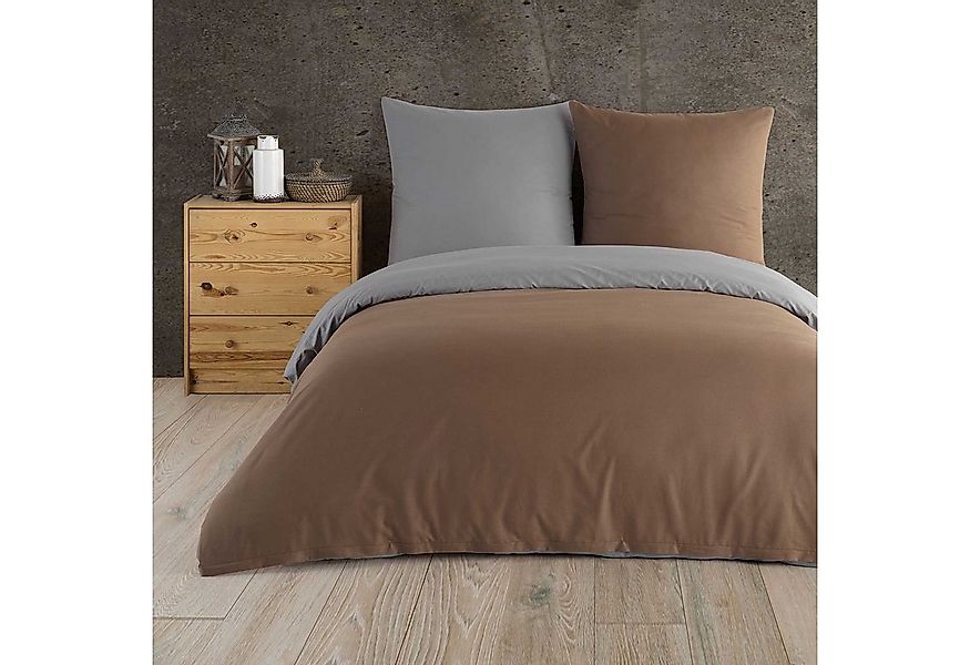 Buymax Bettwäsche Wendebettwäsche, Renforcé, 3 teilig, Premium 100% Baumwol günstig online kaufen