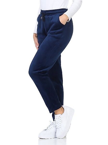 Aurela Damenmode Samthose Schlupfhose weiche Haushose günstig online kaufen
