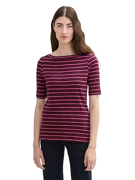 TOM TAILOR T-Shirt lässige Streifenoptik günstig online kaufen