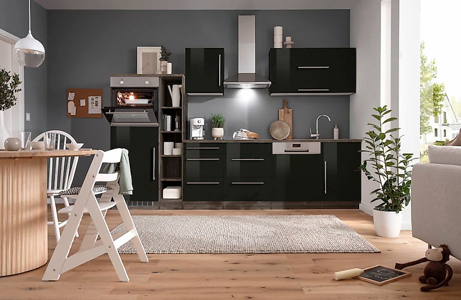 KOCHSTATION Küchenzeile KS-Samos, Breite 310 cm, günstig online kaufen