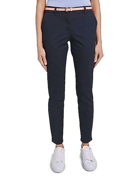 TOM TAILOR Chinohose mit Gürtel günstig online kaufen