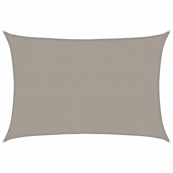 vidaXL Sonnensegel 160 g/m² Rechteckig Hellgrau 3x4,5 m HDPE 4001985 günstig online kaufen
