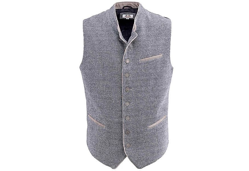 Maddox Trachtenweste MADDOX Trachten Weste 'Kellersee' Baumwolle, Grau günstig online kaufen