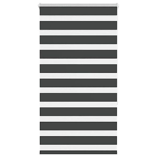 vidaXL Doppelrollo Schwarz 70x150 cm Stoffbreite 65,9 cm Polyester 4014229 günstig online kaufen