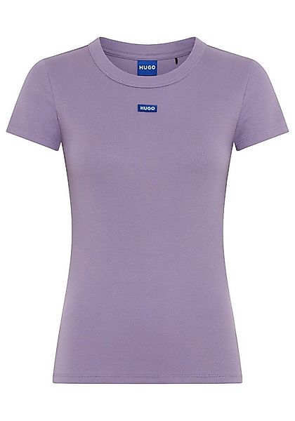 HUGO Blue T-Shirt Easy Tee mit HUGO Aufnäher günstig online kaufen