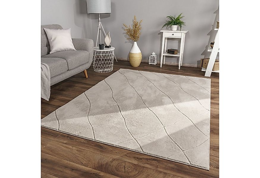 TT Home Teppich, Rechteckig, Höhe: 14 mm, Wohnzimmer Teppich Esszimmer Kurz günstig online kaufen