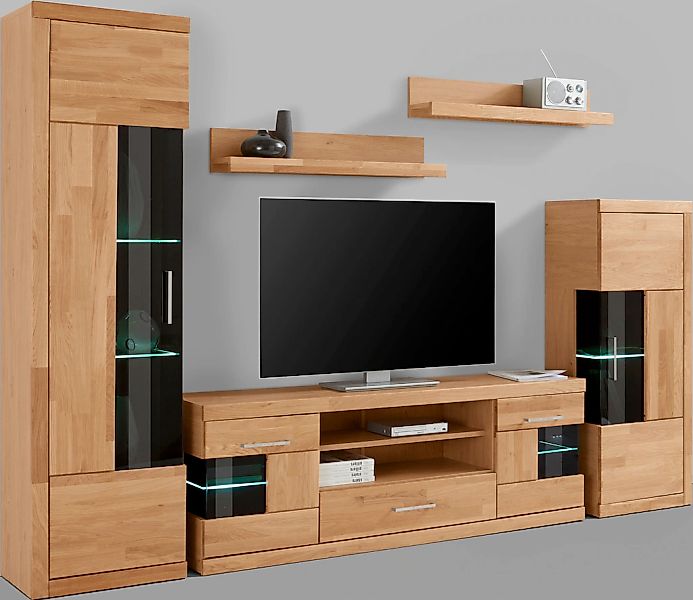 Home affaire Wohnwand "Ribe Wohnwand Set-5 St." Set, 5 Stk. tlg. günstig online kaufen