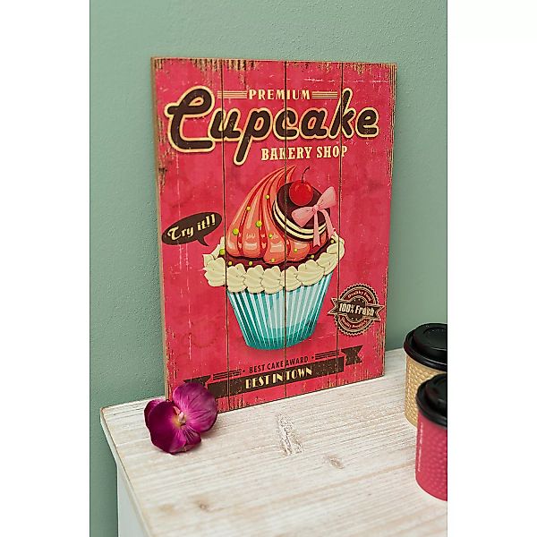 home24 Schild Cupcake V günstig online kaufen