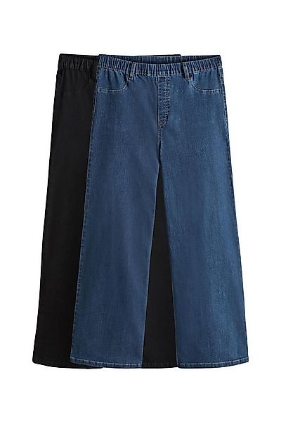 The Set Jeansjeggings The Set Denim-Jeggings mit weitem Bein, 2er-Pack (2-t günstig online kaufen