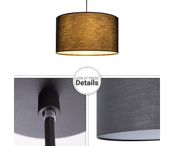 Paco Home Pendelleuchte HUGO UNI COLOR, ohne Leuchtmittel, Deckenlampe LED günstig online kaufen