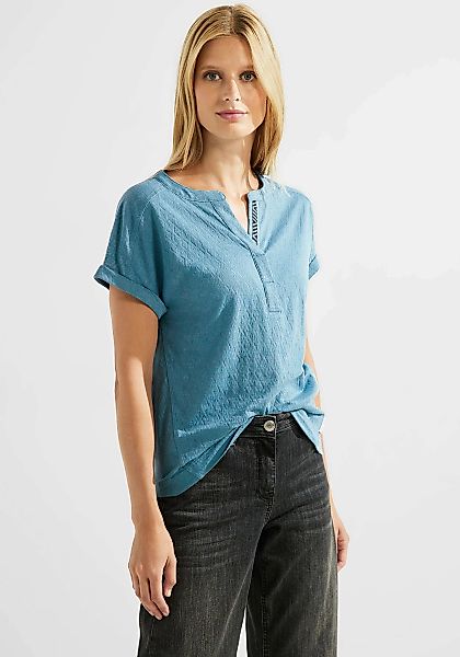 Cecil T-Shirt, mit Allover-Muster in Rhombusform günstig online kaufen