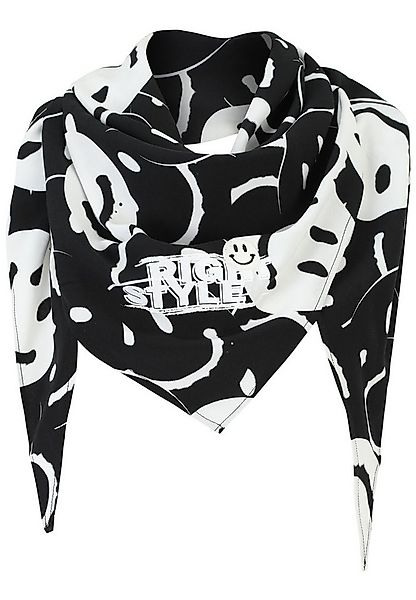 Doris Streich Strickschal mit Allover-Muster Smileys günstig online kaufen
