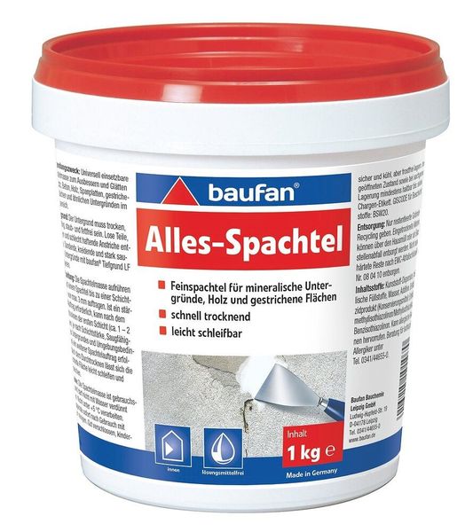 baufan® Spachtelmasse Alles-Spachtel Feinspachtel Ausbessern & günstig online kaufen