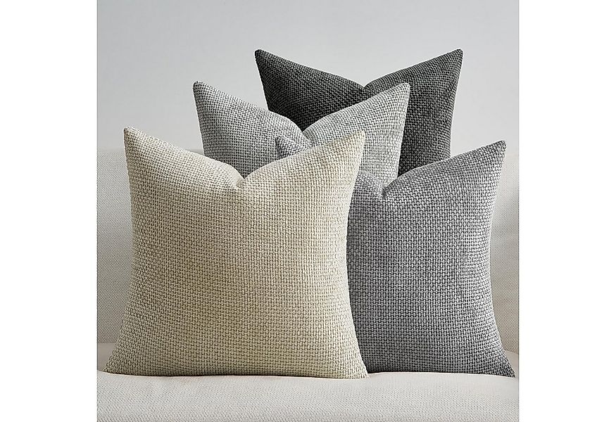 Topfinel Kissenbezug 40x40 samt kissenbezüge 50x50 Weich Sofa Deko Rattanst günstig online kaufen