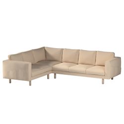 Bezug für Norsborg 5-Sitzer Ecksofa, creme-beige, Norsborg 5-Sitzer Ecksofa günstig online kaufen