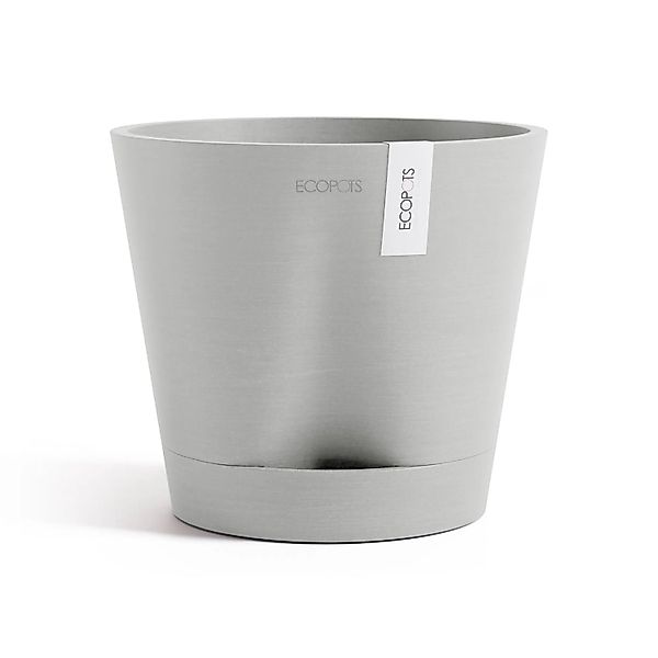 Ecopots Pflanztopf Venice 2 Weißgrau 20 cm x 17,5 cm günstig online kaufen