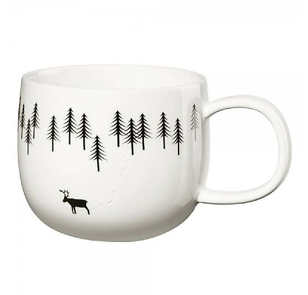 ASA SELECTION Geschirr Asa Henkelbecher Joy Schneespuren (400ml) günstig online kaufen