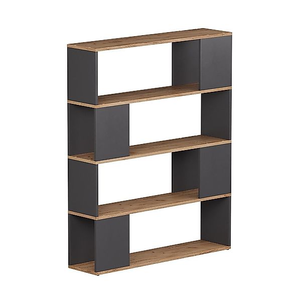 Vicco Raumteiler Eneos, Anthrazit/Goldkraft Eiche, 100 günstig online kaufen