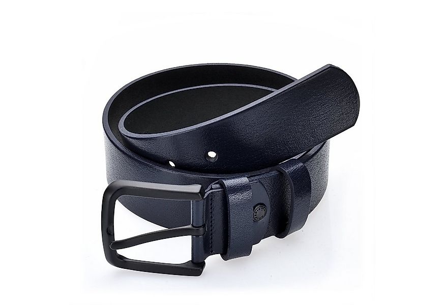 Gelverie Ledergürtel Herren Ledergürtel Schwarz GG-102 günstig online kaufen