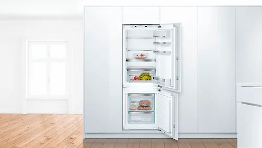 BOSCH Einbaukühlgefrierkombination "KIS77AFE0" 157,8 hoch 55,8 breit günstig online kaufen