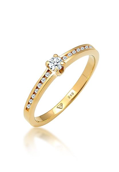 Elli DIAMONDS Verlobungsring Diamant Weiß Brillantschliff günstig online kaufen
