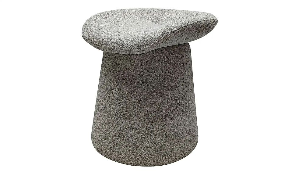 Hocker  Sahania ¦ grau ¦ Maße (cm): B: 49 H: 45 T: 46.0 Polstermöbel > Hock günstig online kaufen