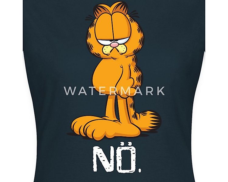 Spreadshirt T-Shirt Garfield Nö Nein Kein Bock Lustig Frauen T-Shirt (1-tlg günstig online kaufen