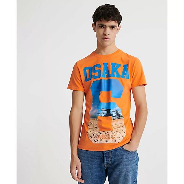 Superdry Osaka Kurzarm T-shirt S Denver Orange günstig online kaufen