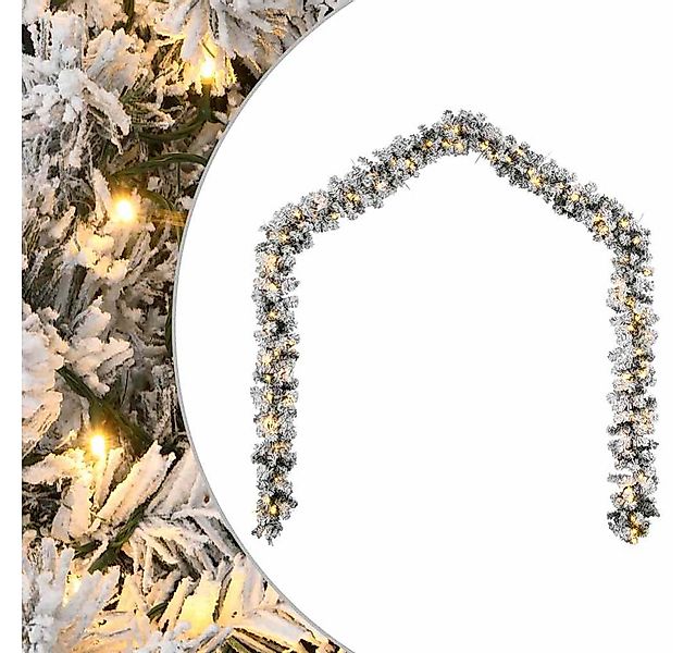 vidaXL Außen-Wandleuchte, Weihnachtsgirlande mit LED-Leuchten Grün 5 m PVC günstig online kaufen