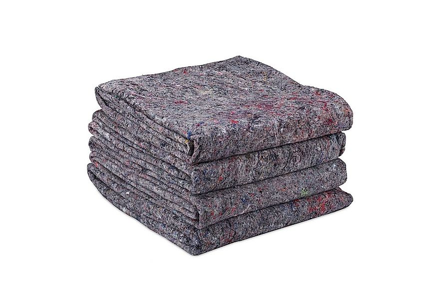 relaxdays Schutzplane 8x Umzugsdecken 150 x 200 cm günstig online kaufen