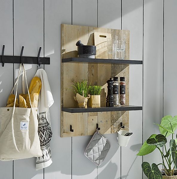 Home affaire Wandregal "Sherwood" Breite 60 cm, in modernem Holz Dekor, 28 günstig online kaufen