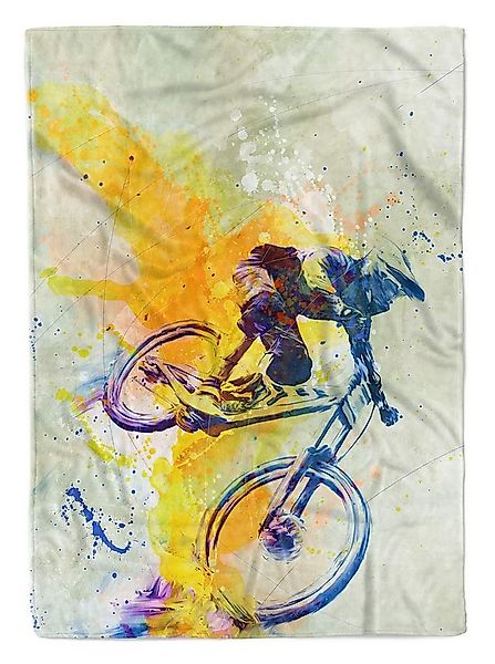 Sinus Art Handtücher SplashArt Sport Handtuch Strandhandtuch Saunatuch Kusc günstig online kaufen