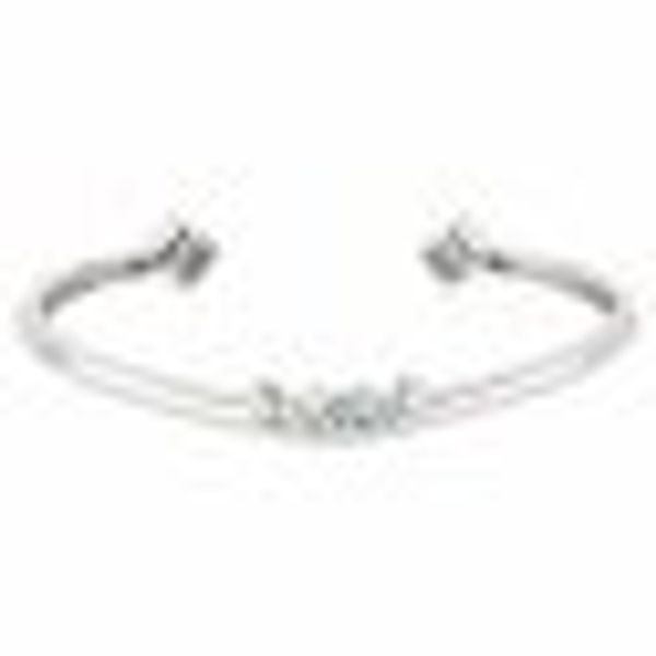 Armband 925 Sterling Silber rhodiniert Glänzend Topas blau günstig online kaufen