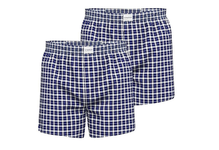 TOM TAILOR Boxershorts (2-St) Webboxer mit verdeckter Knopfleiste im 2er Pa günstig online kaufen