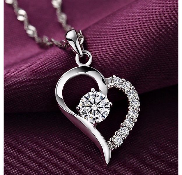 Kim Johanson Schmuckset Herz Silber (Set, 4-tlg), mit Halskette, Ohrringe u günstig online kaufen