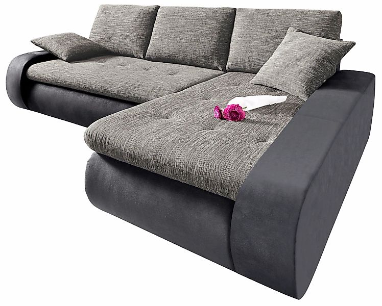 TRENDMANUFAKTUR Ecksofa "Indie, modern und bequem, Materialmix, OTTOs Choic günstig online kaufen