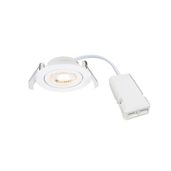 LED Einbauspot Monolo in Weiß-matt 4,8W 450lm günstig online kaufen