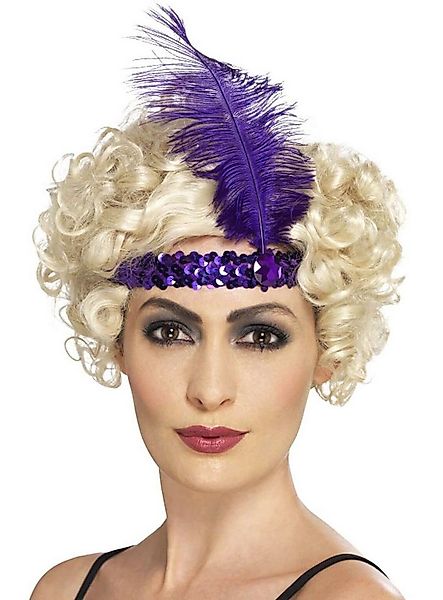 Metamorph Kostüm 20er Glitzer Stirnband lila, Schmückendes Accessoire im ty günstig online kaufen