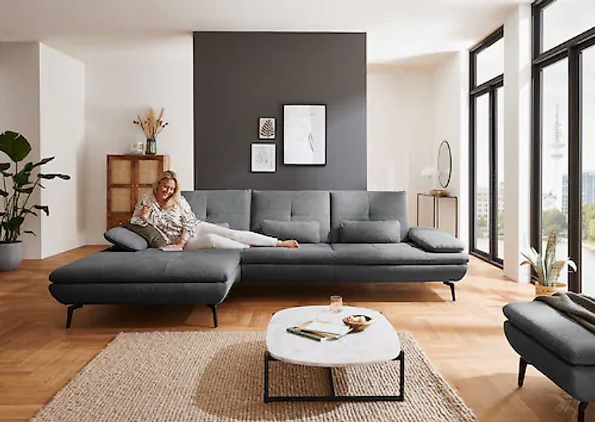 Die PlanBar Ecksofa »MP-IN23002 L-Form«, (2 St.), wahlweise mit Armteil- un günstig online kaufen