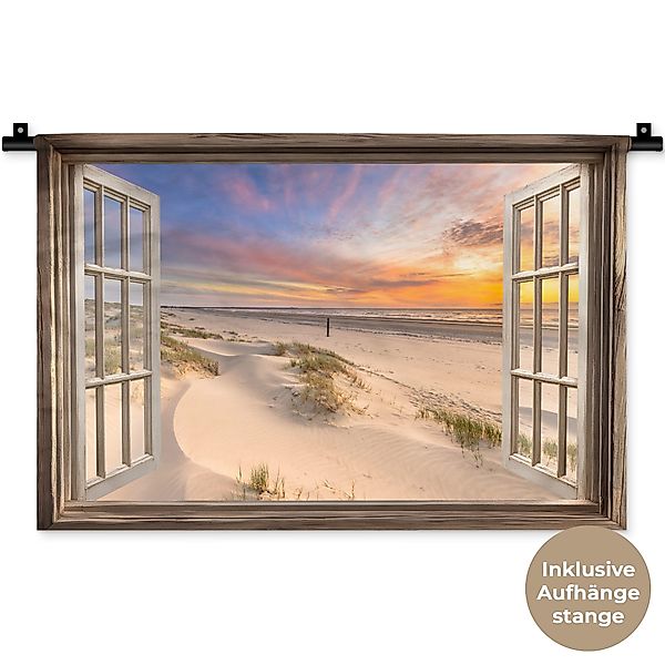 MuchoWow Wandteppich Aussicht - Strand - günstig online kaufen