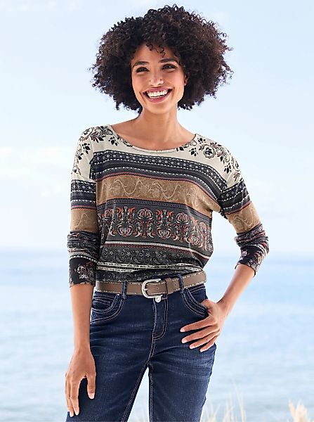 heine T-Shirt "Druck-Shirt", 1 Stk. günstig online kaufen