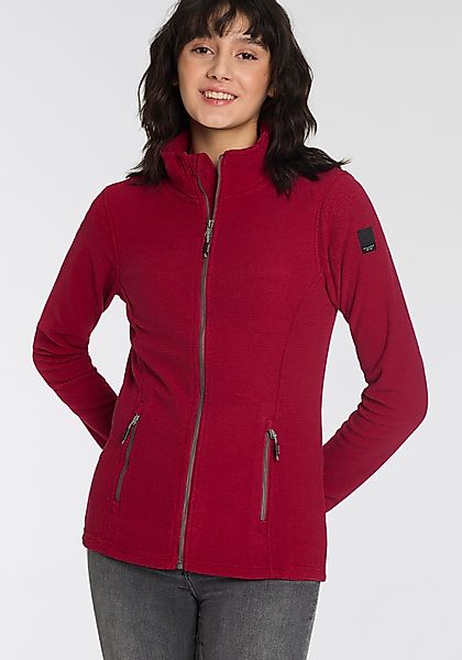 Killtec Fleecejacke aus strukturiertem Material günstig online kaufen