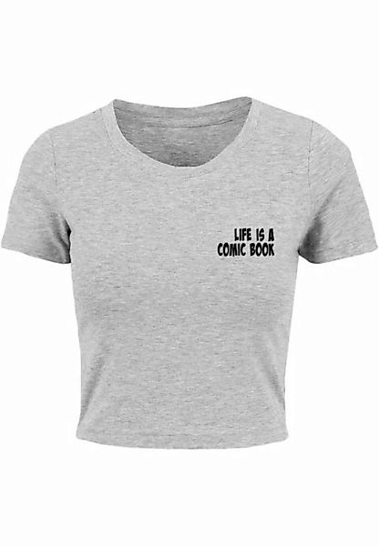 Merchcode T-Shirt Merchcode Damen Ladies Book Comic Cropped Tee (1-tlg) günstig online kaufen