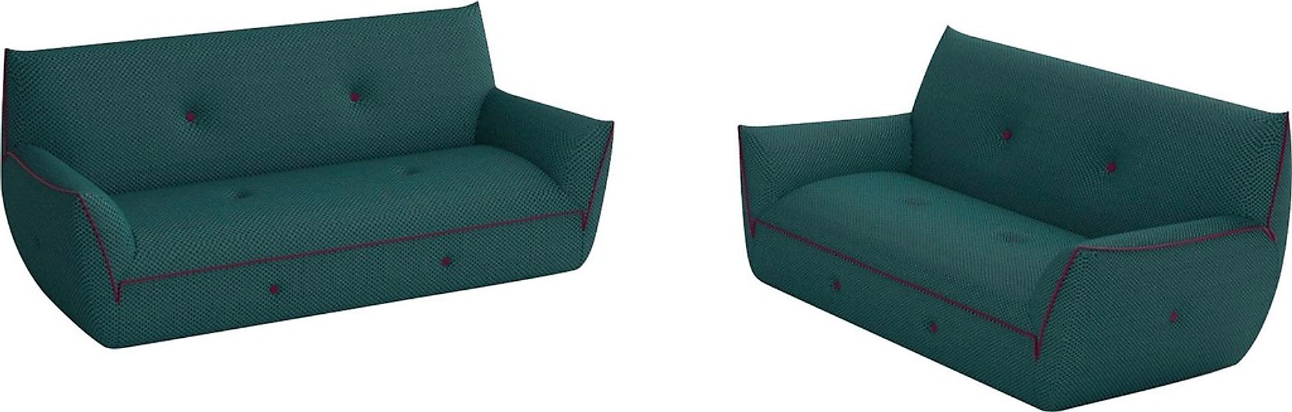 Egoitaliano Polstergarnitur »Yuki, extravagantes Design und höchster Sitzko günstig online kaufen