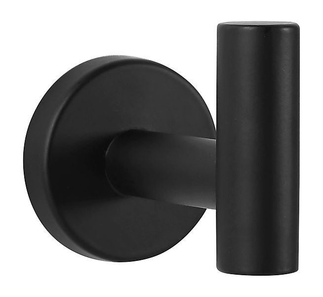 Ambrosya Handtuchhaken Handtuchhalter aus Edelstahl in Schwarz Handtuchhake günstig online kaufen