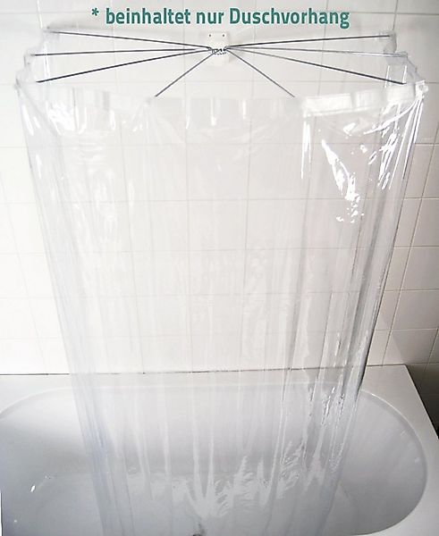 Ridder Duschvorhang Brillant transparent Breite 210 cm günstig online kaufen