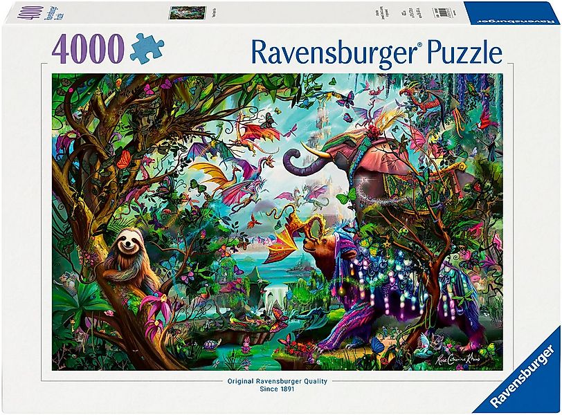 Ravensburger Puzzle Die Drachen der Tropen, 4000 Puzzleteile, Made in Germa günstig online kaufen