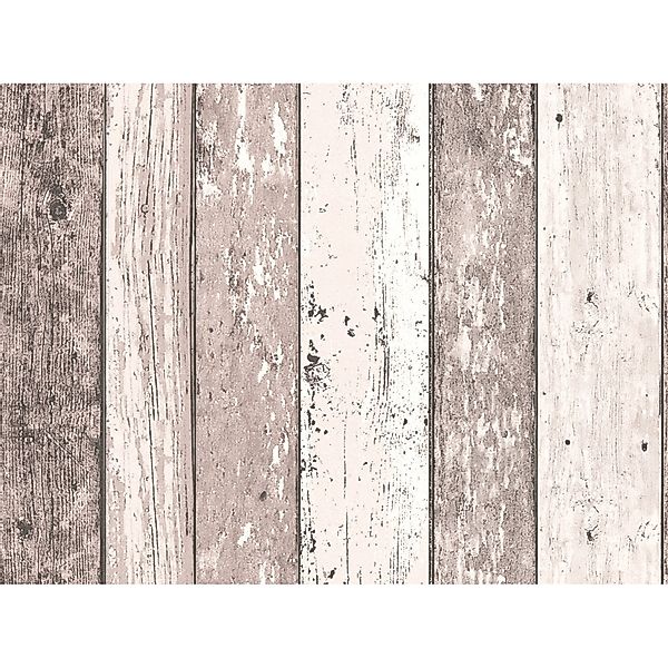 A.S. Création Tapete Holzoptik Braun und Creme-Beige 53 cm x 10,05 m AS-855 günstig online kaufen