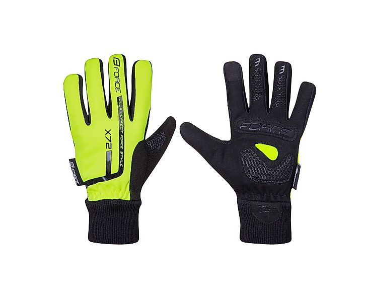 FORCE Fahrradhandschuhe Winterhandschuhe FORCE KID X72 fluo 0 °C bis +5 °C günstig online kaufen